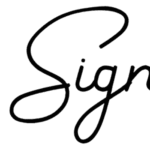 Hand Signature Font