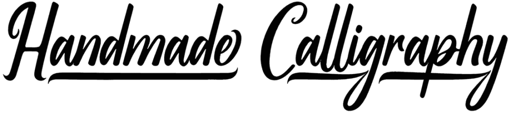 Handmade Calligraphy Font