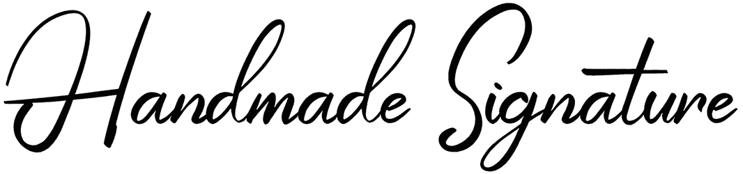 Handmade Signature Font