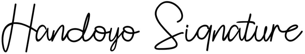 Handoyo Signature Font
