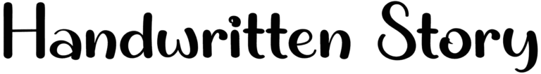 Handwritten Story Font