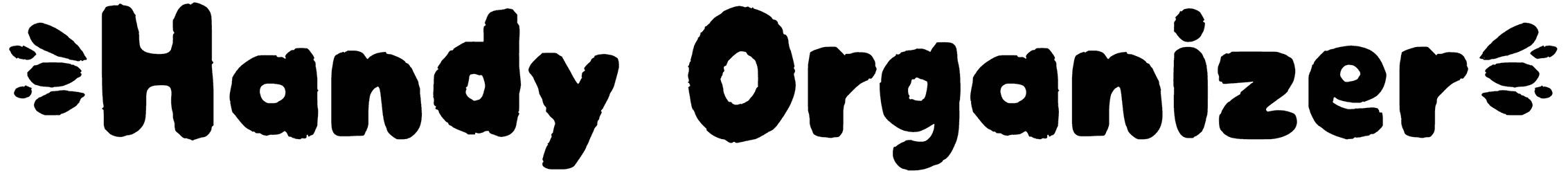 Handy Organizer Font