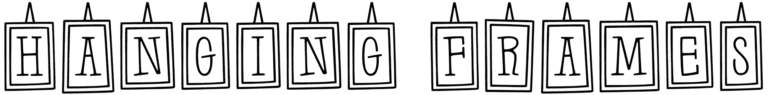 Hanging Frames Font