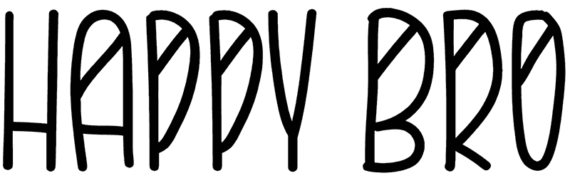 Happy Bro Font
