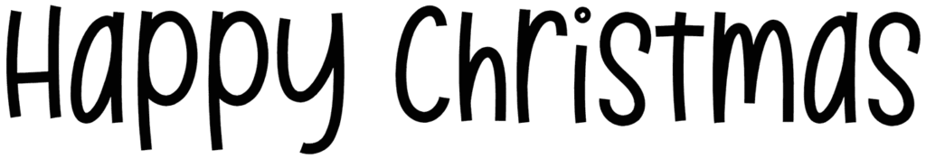 Happy Christmas Font