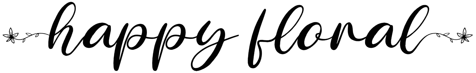 Happy Floral Font