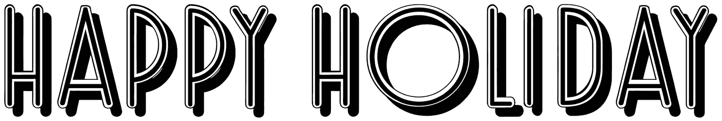 Happy Holiday Font