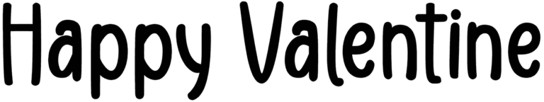Happy Valentine Font