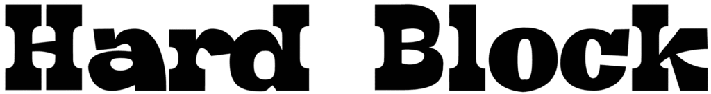 Hard Block Font