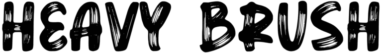 Heavy Brush Font