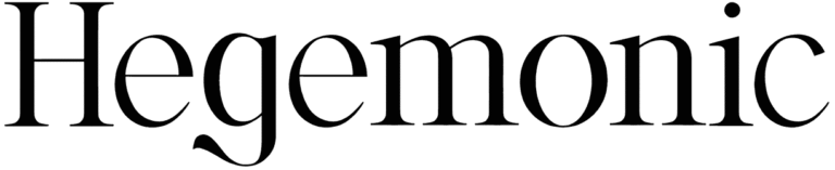 Hegemonic Font