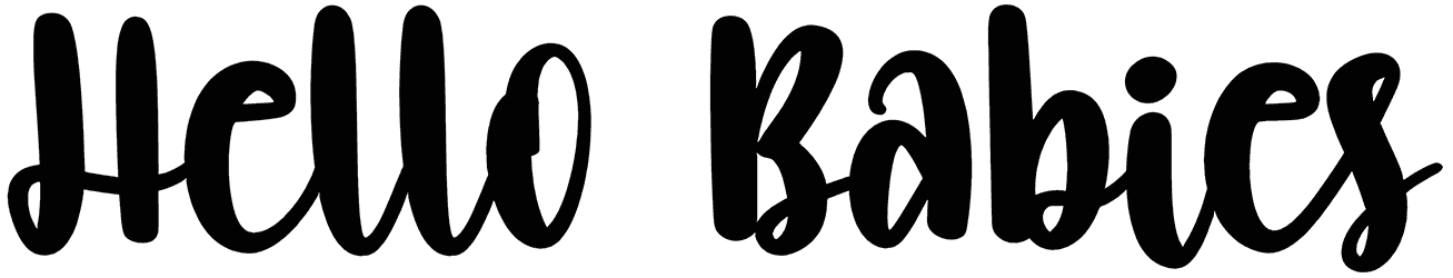 Hello Babies Font