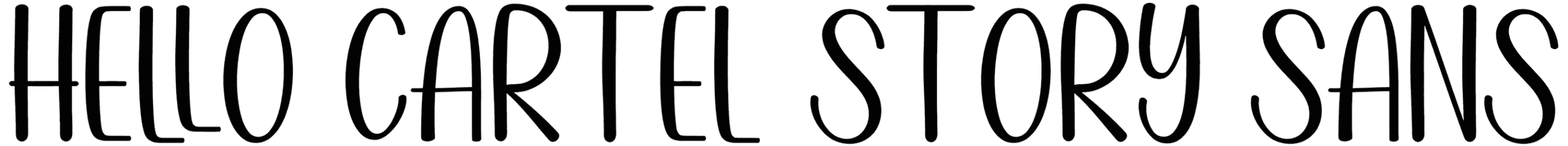 Hello Cartel Story Sans Font