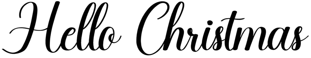 Hello Christmas Font