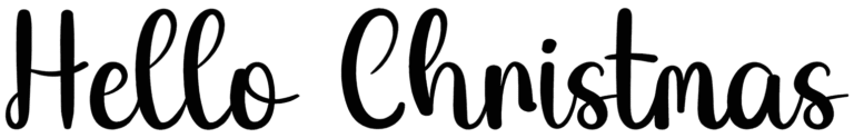 Hello Christmas Font