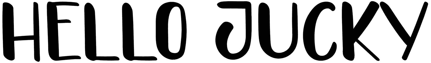 Hello Jucky Font