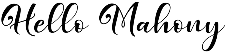 Hello Mahony Font