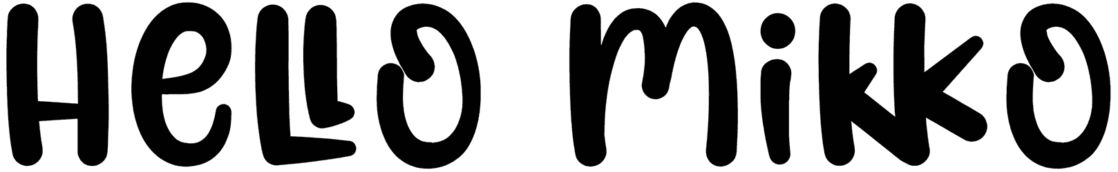 Hello Mikko Font