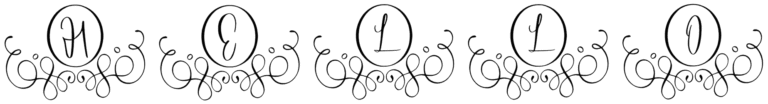 Hello Monogram Font