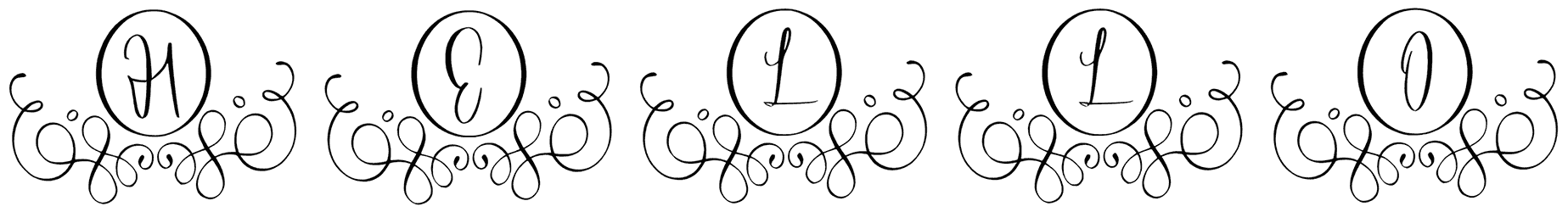 Hello Monogram Font