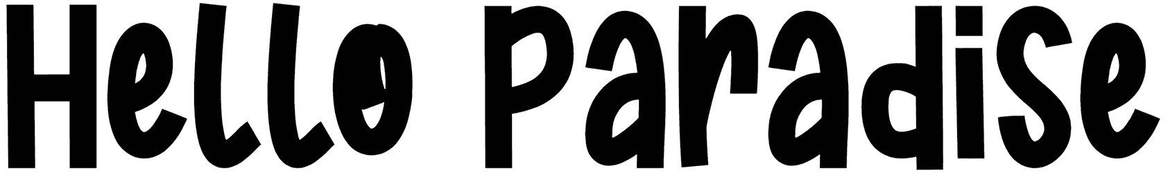 Hello Paradise Font
