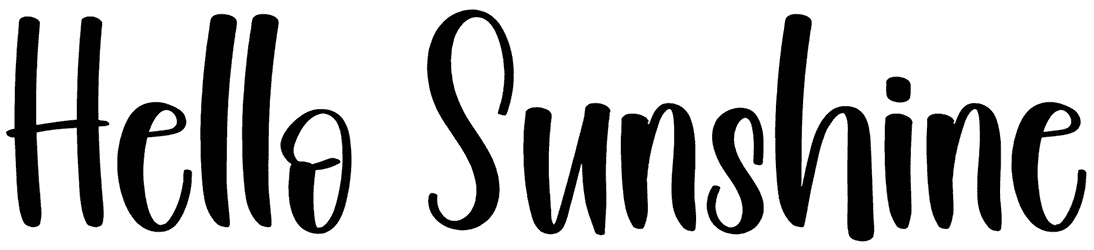 Hello Sunshine Font