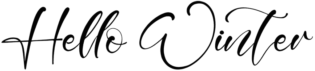 Hello Winter Font
