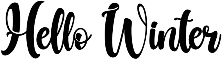 Hello Winter Font