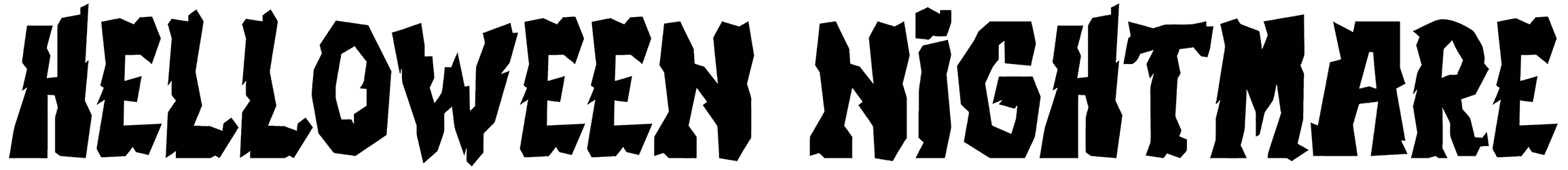 Helloween Nightmare Font