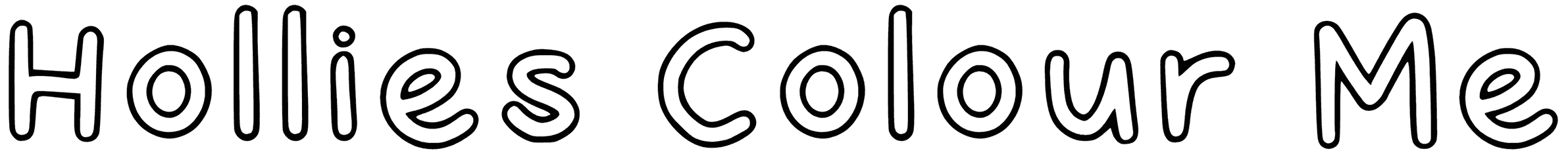 Hollies Colour Me Font