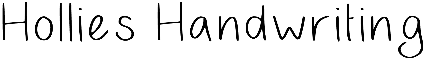 Hollies Handwriting Font