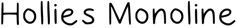 Hollies Monoline Font