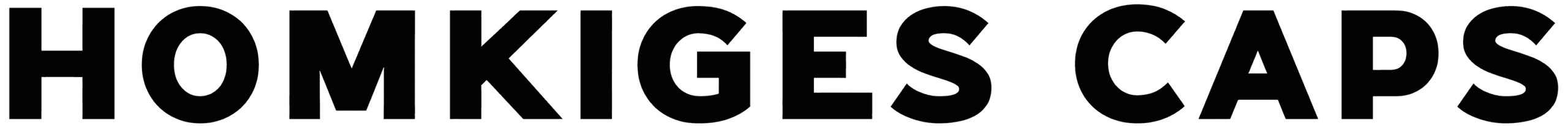 Homkiges Caps Font