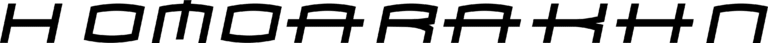Homoarakhn Font