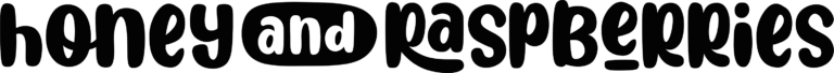 Honey And Raspberries Font