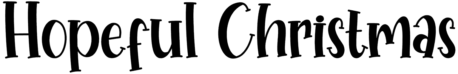 Hopeful Christmas Font