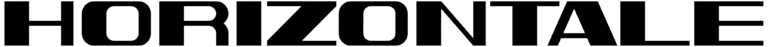 Horizontale Font
