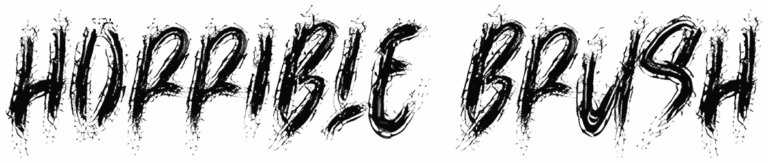 Horrible Brush Font
