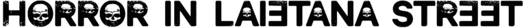 Horror in Laietana Street Font