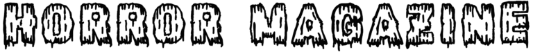 Horror Magazine Font