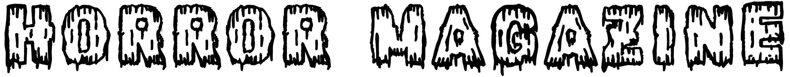 Horror Magazine Font