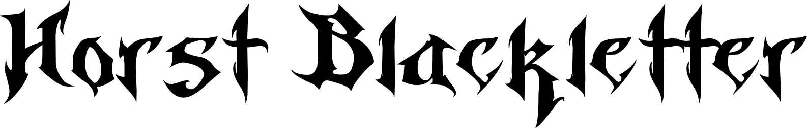 Horst Blackletter Font
