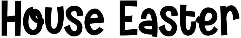 House Easter Font