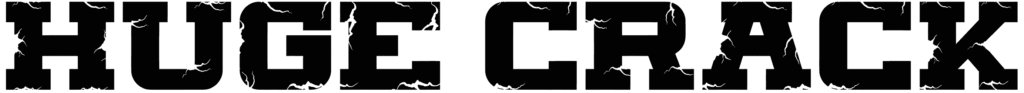 Huge Crack Font