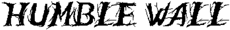 Humble Wall Font