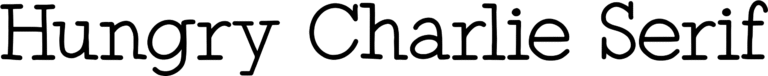 Hungry Charlie Serif Font