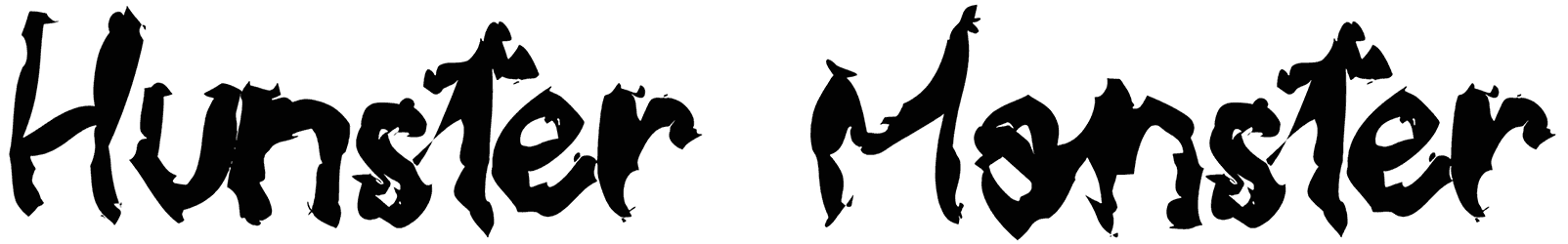 Hunster Monster Font