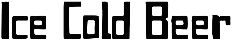 Ice Cold Beer Font