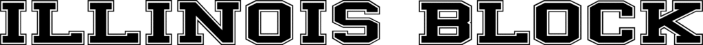 Illinois Block Font