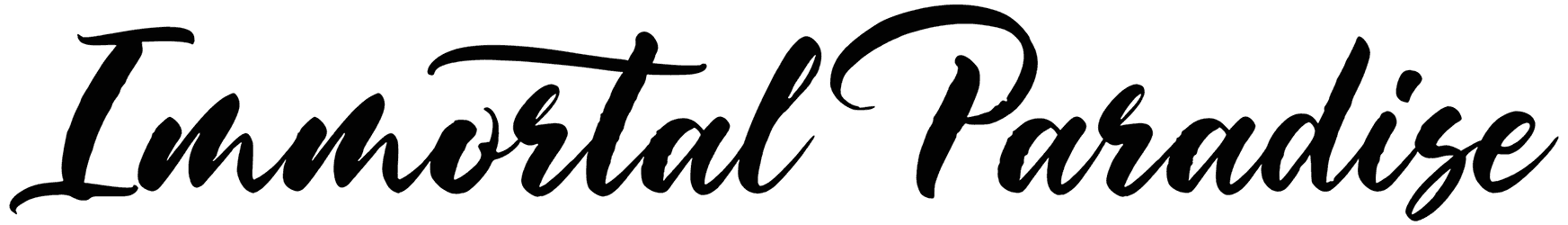 Immortal Paradise Font